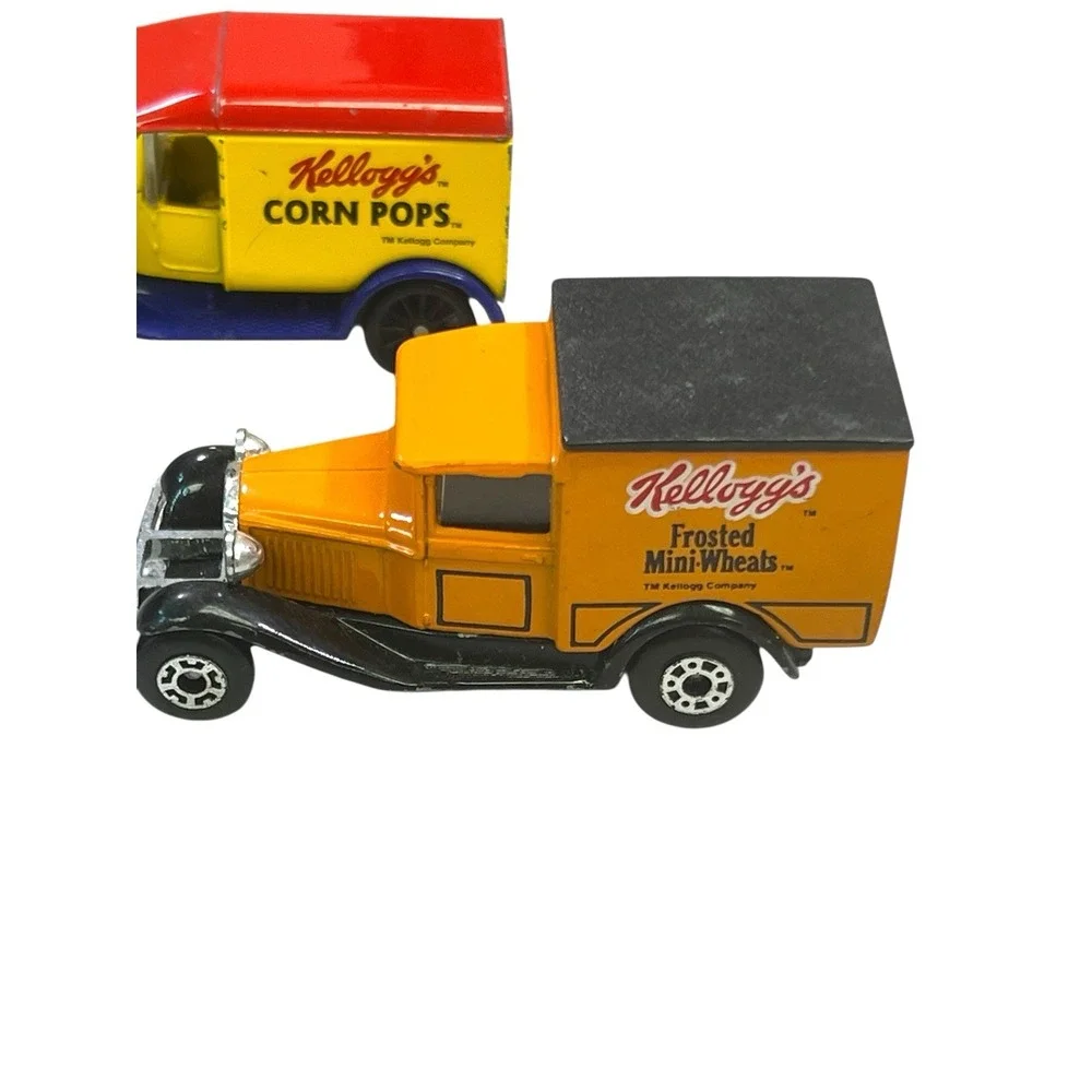 Kellogg's Cereal‎ Advertising Antique Matchbox Diecast Trucks Lot 1979